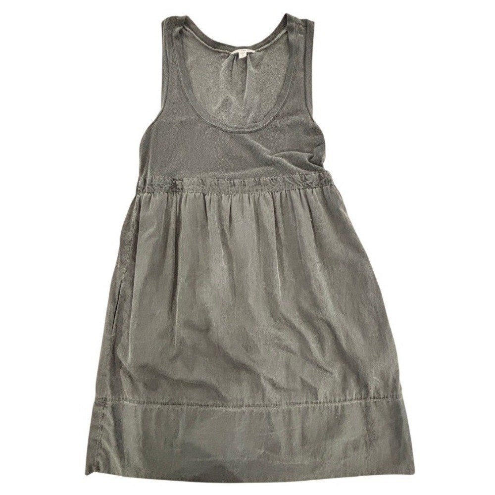 James Perse Sleeveless Pullover Cotton Dress,‎ Gray, Size 2 - Picture 3 of 6